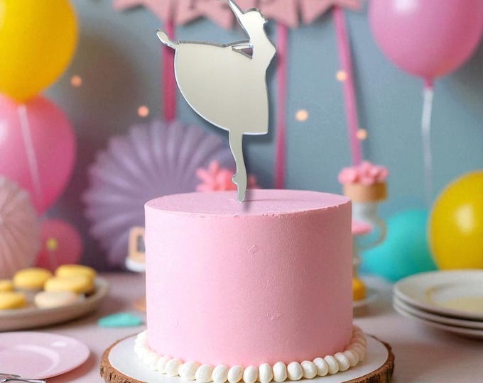 Ballerina Cake Topper:  Dance Theme Party Decor
