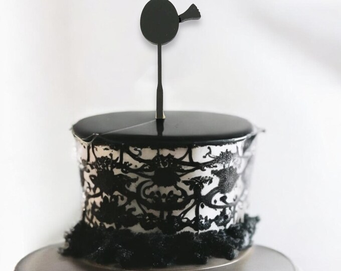 Badminton Racket Shaped Cake Toppers - Custom Colours, Bespoke Styles Made, Crafting Emblems