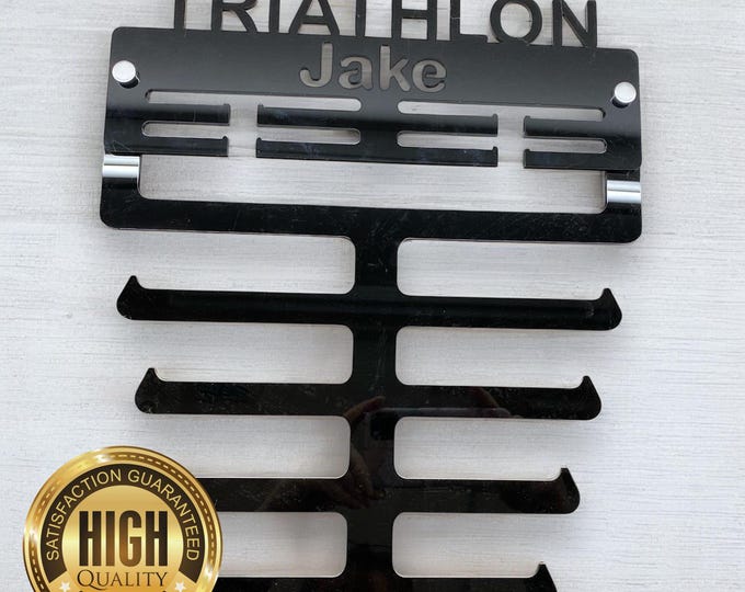 Medal Hangers, Extra Multi Tiers, With Customised Name, Sport, Colours & Woods, Includes all Fixings, Large Sizes Made