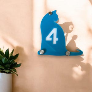 Ihre Hausschilder in Katzen- oder Hundeform - Benutzerdefinierte Farben, Größen und Formen
