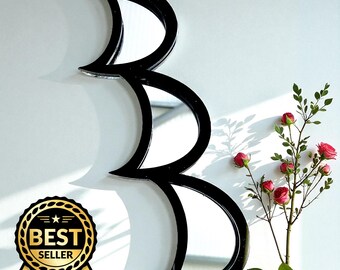 Custom Acrylic Mirror, Shatterproof Garden Decor, Colored Frame Accent