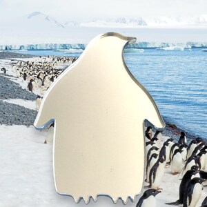 Penguin Shaped Acrylic Mirrors, Bespoke Sizes Made & Engraving Options image 2