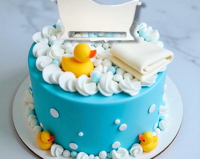 Bath Tub Cake Toppers:  Cake Decorations