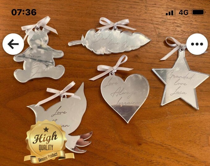 Custom Shaped Wall Art Mirrors, Your shape & Size, Engraving Services