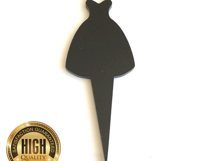 Ball Gown Shaped Cake Toppers & Cup Cake Toppers - Several Colour Options Available, Any Bespoke Style Made, Crafting Customised