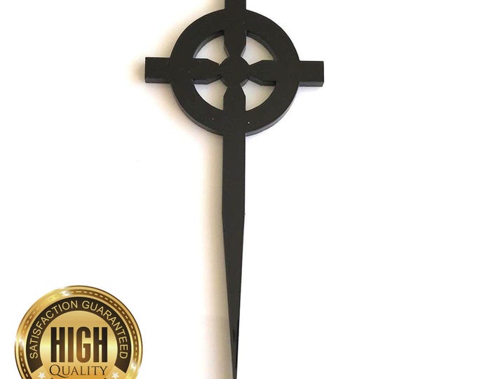 Celtic Cross Shaped Cake Toppers & Cup Cake Toppers - Several Colour Options Available, Any Bespoke Style Made, Crafting Customised