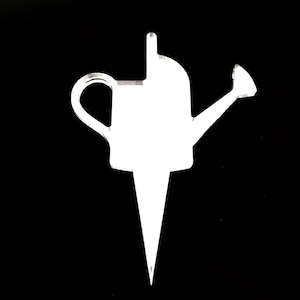 Watering Can Shaped Cake Toppers & Cup Cake Toppers - Several Colour Options Available, Any Bespoke Style Made, Crafting Customised