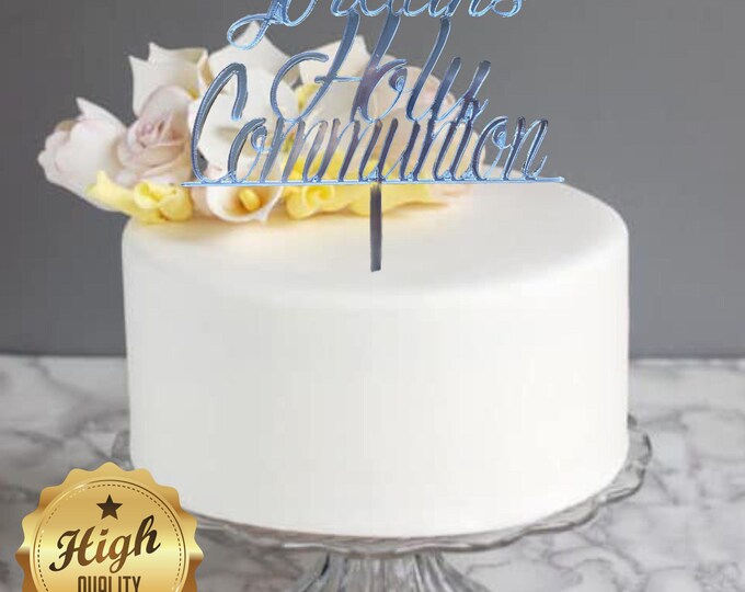 Customisable Recycled Acrylic Cake Toppers - Many Colour Options, Bespoke Designs, Laser Cut, Environmentally Friendly - Any Shape or