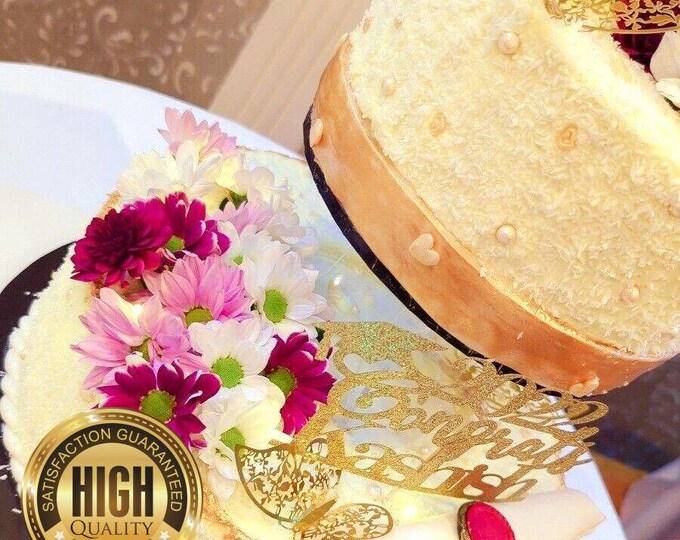 Round & Square Acrylic Cake Separators / Pillars, for Wedding / Party Cakes, Made to Order, Colours/Sizes/Heights/Shapes Made