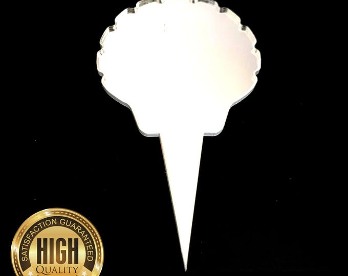 Shell Shaped Cake Toppers & Cup Cake Toppers - Several Colour Options Available, Any Bespoke Style Made, Crafting Customised