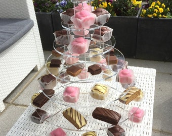 Round or Square Cakes or Savoury Hors d'oeuvre Presentation Stands - Bespoke Sizes Made