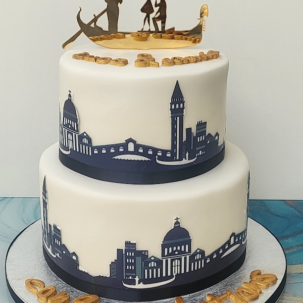 Toppers gâteau de fiançailles - Proposition - fiancé et la fiancée