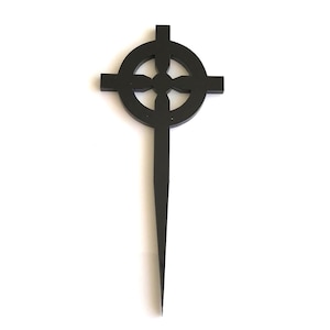 Celtic Cross Shaped Cake Toppers & Cup Cake Toppers - Several Colour Options Available, Any Bespoke Style Made, Crafting Customised