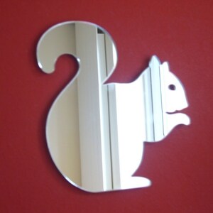 Squirrel Shaped Mirrors, Bespoke Shapes Made