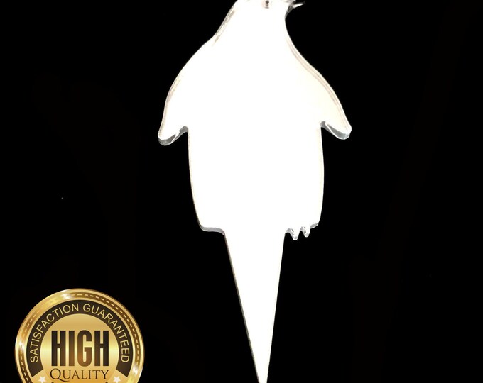 Penguin Shaped Cake Toppers & Cup Cake Toppers - Several Colour Options Available, Any Bespoke Style Made, Crafting Customised