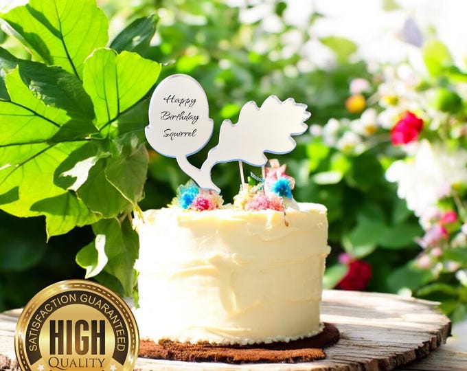 Acorn Shaped Cake Toppers & Cup Cake Toppers - Several Colour Options Available, Any Bespoke Style Made, Crafting Customised