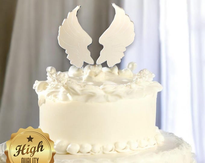 Angel Wings Shaped Cake Toppers - Custom Colours, Bespoke Styles Made
