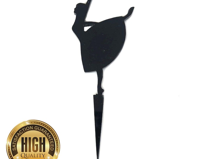 Ballerina Shaped Cake Toppers & Cup Cake Toppers - Several Colour Options Available, Any Bespoke Style Made, Crafting Customised