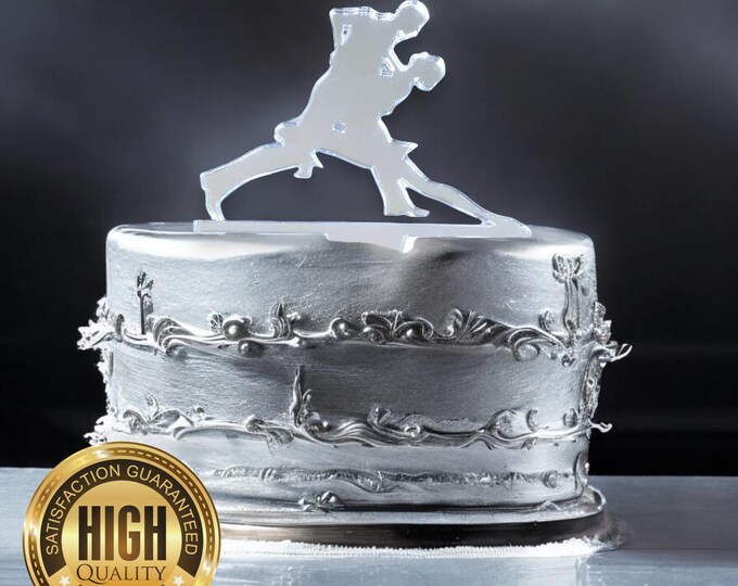 Latin Dancers Cake Toppers & Cup Cake Toppers - Several Colour Options Available, Any Bespoke Style Made, Crafting Customised