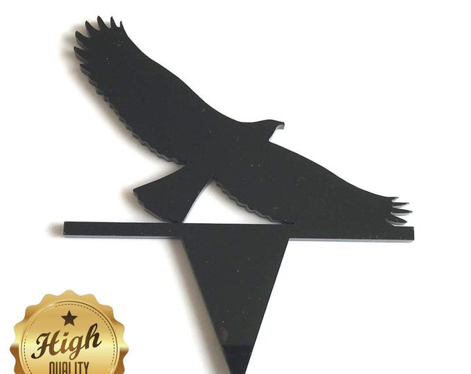 Eagle Cake Topper: Acrylic Cupcake Toppers, Bespoke Style