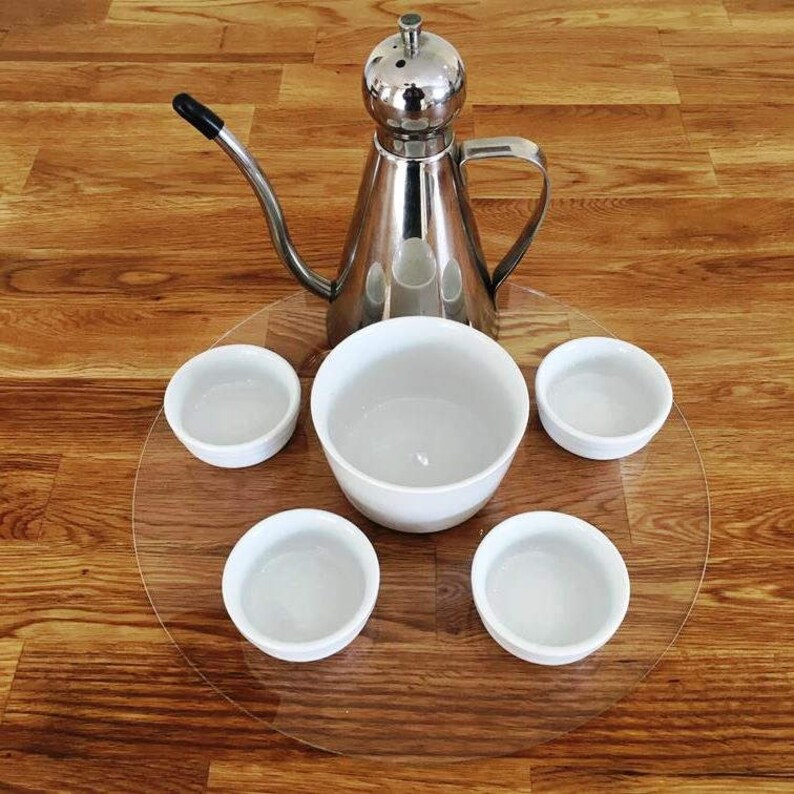 Round Large Placemats / Serving Mat / Table Protector Clear Etsy