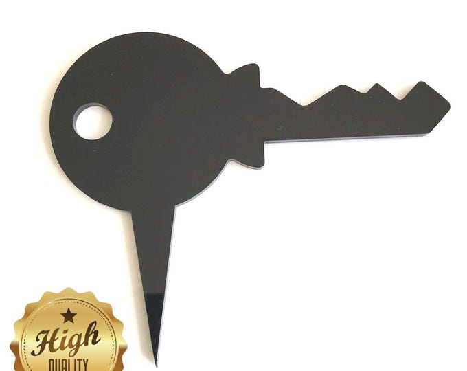 Key Cake Toppers: Acrylic Custom Party Decor