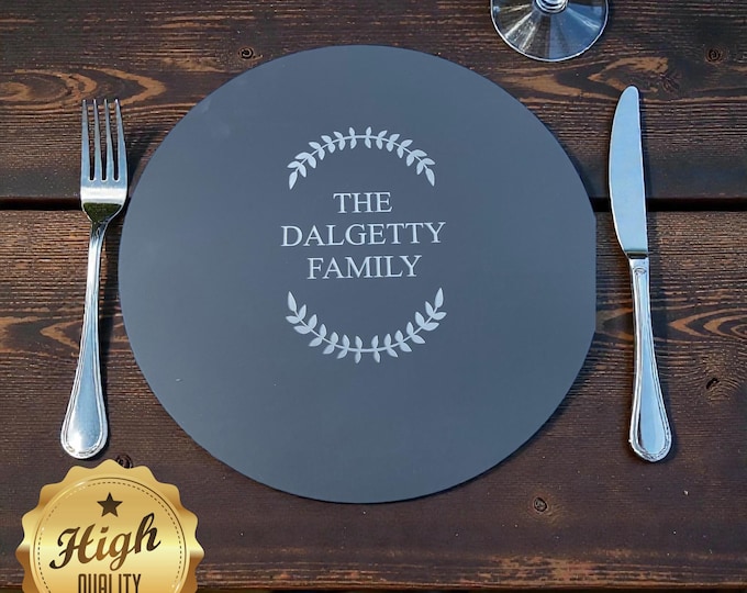 Custom Acrylic Placemats & Coasters: Personalized Engraving