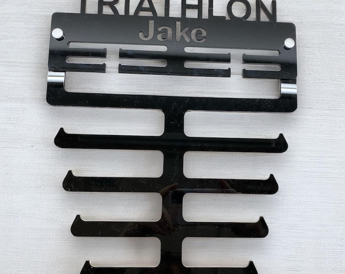 Custom Acrylic Medal Hanger: Sport & Name Display