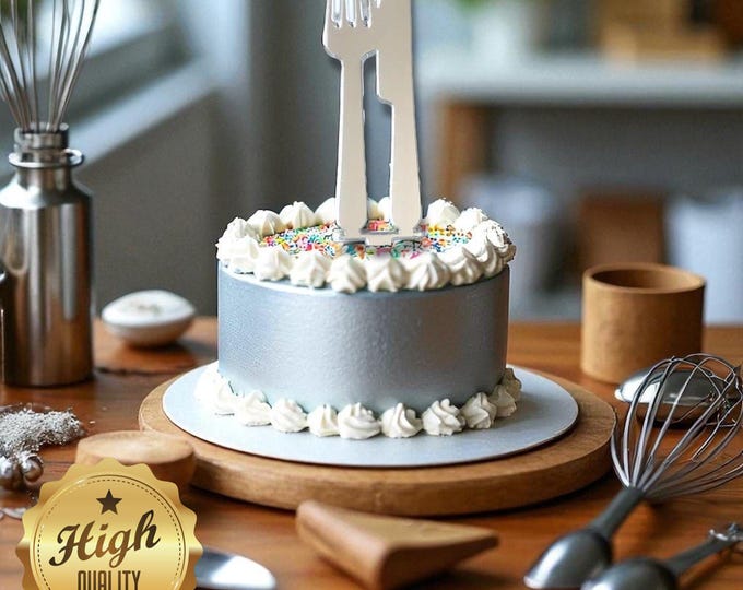 Custom Acrylic Cake Topper – Laser Cut, Reusable, Eco-Friendly