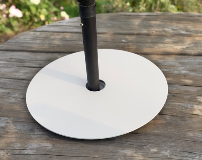 Large Acrylic Garden Lazy Susan: 17" with Parasol Hole Option