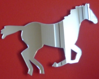 Trotting Horse Shaped Mirrors, Bespoke Shapes Made