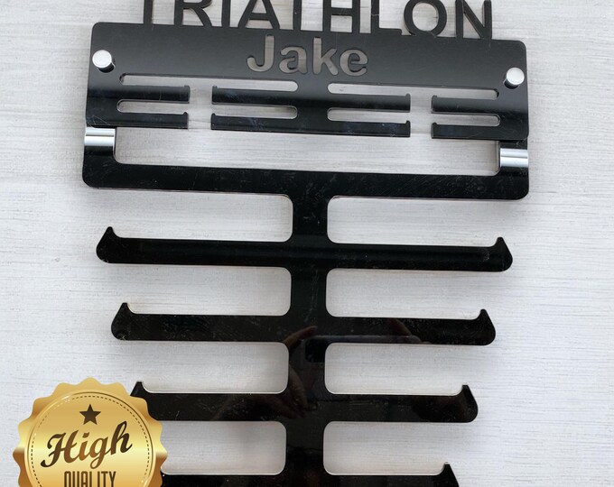 Medal Hangers, Extra Multi Tiers, With Customised Name, Sport, Colours & Woods, Includes all Fixings, Large Sizes Made