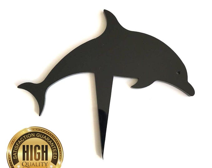 Dolphin Shaped Cake Toppers & Cup Cake Toppers - Several Colour Options Available, Any Bespoke Style Made, Crafting Customised