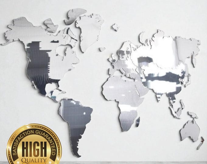 Custom Ukraine Shape Map Mirrors - Personalized Countries & Places, Custom Colors, Various Sizes - Shapes, Eco-Friendly Recycled Acrylic