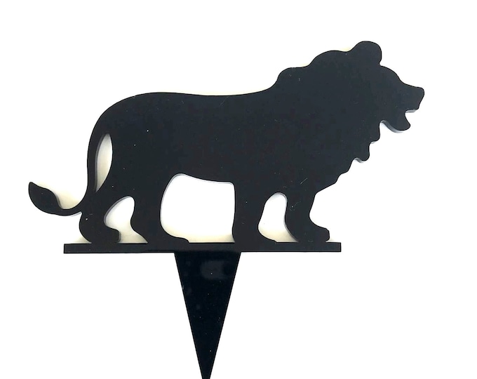 Lion Cake Topper: Custom Acrylic Lion Cupcake Toppers
