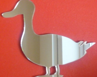 Waddling Duck Shaped Mirrors, Bespoke Shapes Made