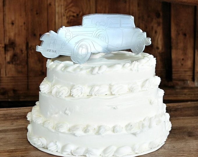 Any Classic Car Shaped Cake Toppers - Custom Colours, Any Bespoke Style Made, Crafting Customised