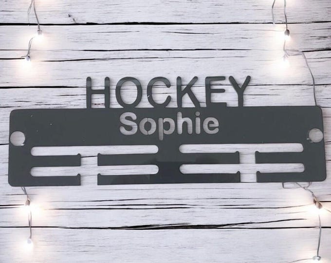 Custom Hockey Medal Hanger: Personalized Sport Display