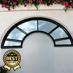 Custom Color Framed Garden Mirror: Shatterproof Acrylic, Indoor/Outdoor