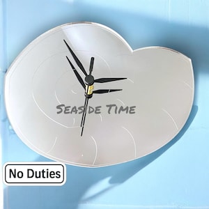Nautilus  Shell Shaped Clocks - Custom Colours/Woods, Bespoke Shapes, Sizes and Engraving Services