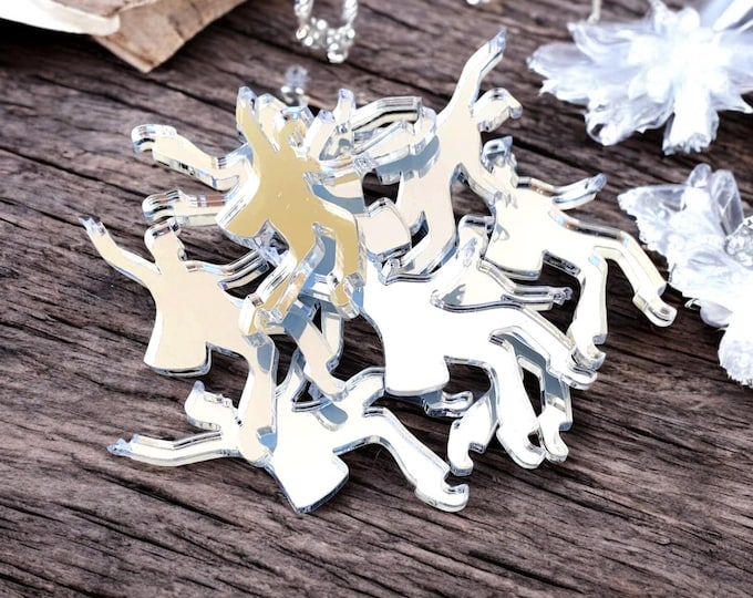 Rock'n'Roller Acrylic Crafting Mirrors: Custom Colors & Sizes (Pack of 10)