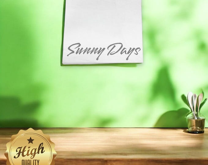 Square Shaped Mirrors with White Backing & Hooks, Bespoke Shapes Made, Engraving Services