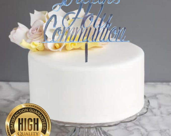 Customisable Recycled Acrylic Cake Toppers - Many Colour Options, Bespoke Designs, Laser Cut, Environmentally Friendly - Any Shape or