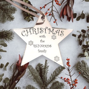 Star Shaped Decorations, Many Colour Choices and Woods, Engraving Service & Bespoke shapes made