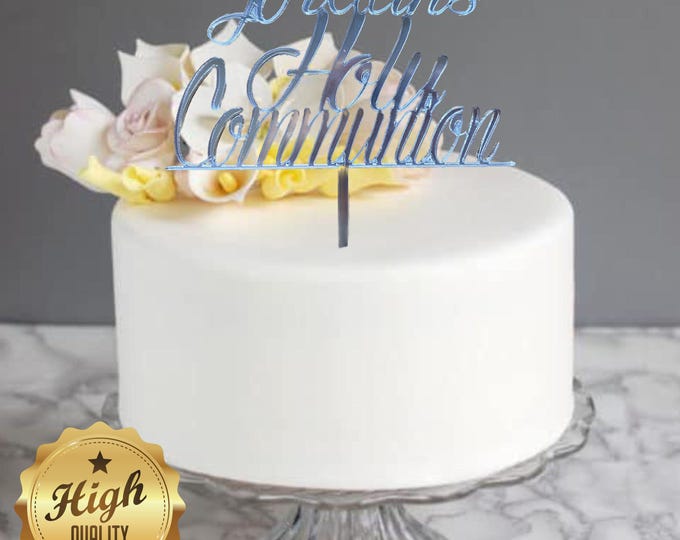 Custom Laser Cut Acrylic Cake Topper - Handmade in UK