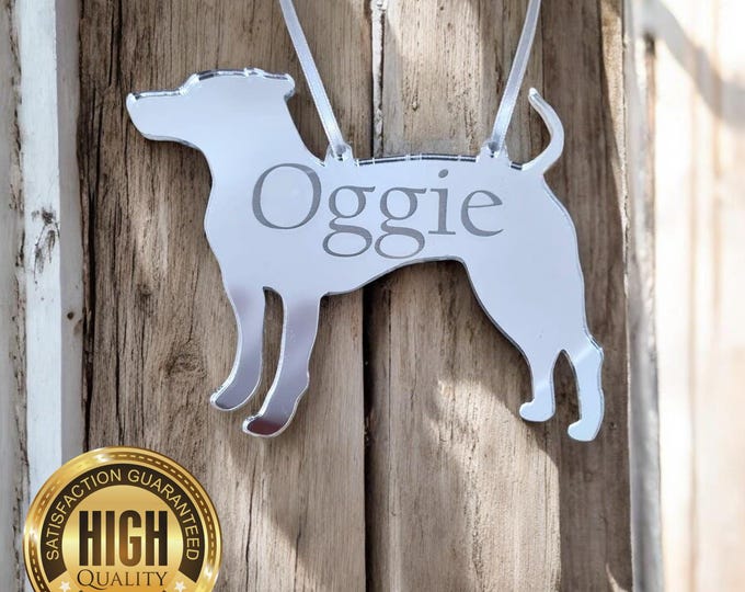 Jack Russell Terrier or Your Dog Breed Shaped Mirrors, Custom Sizes, Shapes, Colours, Engraving Services (Garden or indoor), Sizes to 40cm