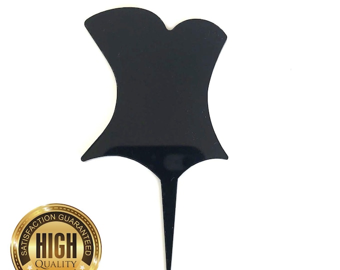 Bodice Shaped Cake Toppers & Cup Cake Toppers - Several Colour Options Available, Any Bespoke Style Made, Crafting Customised