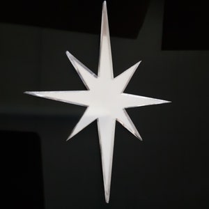 Christmas Star Shaped Mirrors & Crafting Star Mirrors, Bespoke Shapes Made
