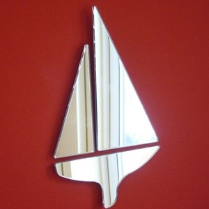 Sailing Boat Shaped Mirrors - 5 Sizes Available, Bespoke Shapes Made