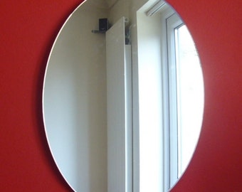 Oval Shaped Acrylic Mirrors, Bespoke Shapes and Sizes Made